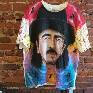 Handpainted Carlos Santana T-shirt Anvil 100% Cotton Pre-shrunk XL